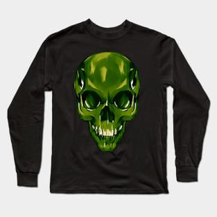 green skully Long Sleeve T-Shirt